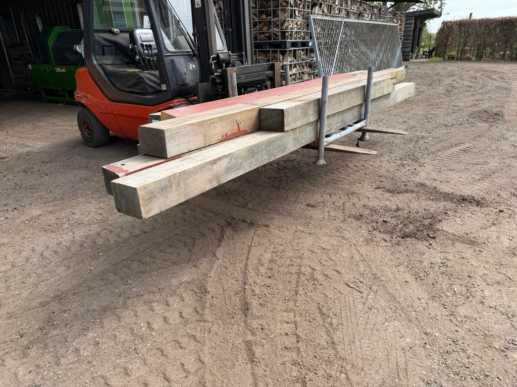 Zware hardhouten balken, Ophalen, Nieuw
