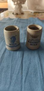 bierpotjes Kronen bier en Wieze oktober feesten, Ophalen of Verzenden, Zo goed als nieuw, Pul(len), Overige merken