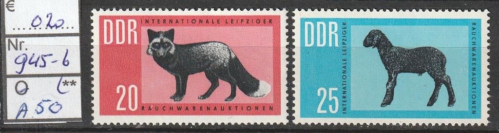 DDR Rookwarenveiling Michel 945-6 Nr.A50p, Verzenden, DDR, Postfris