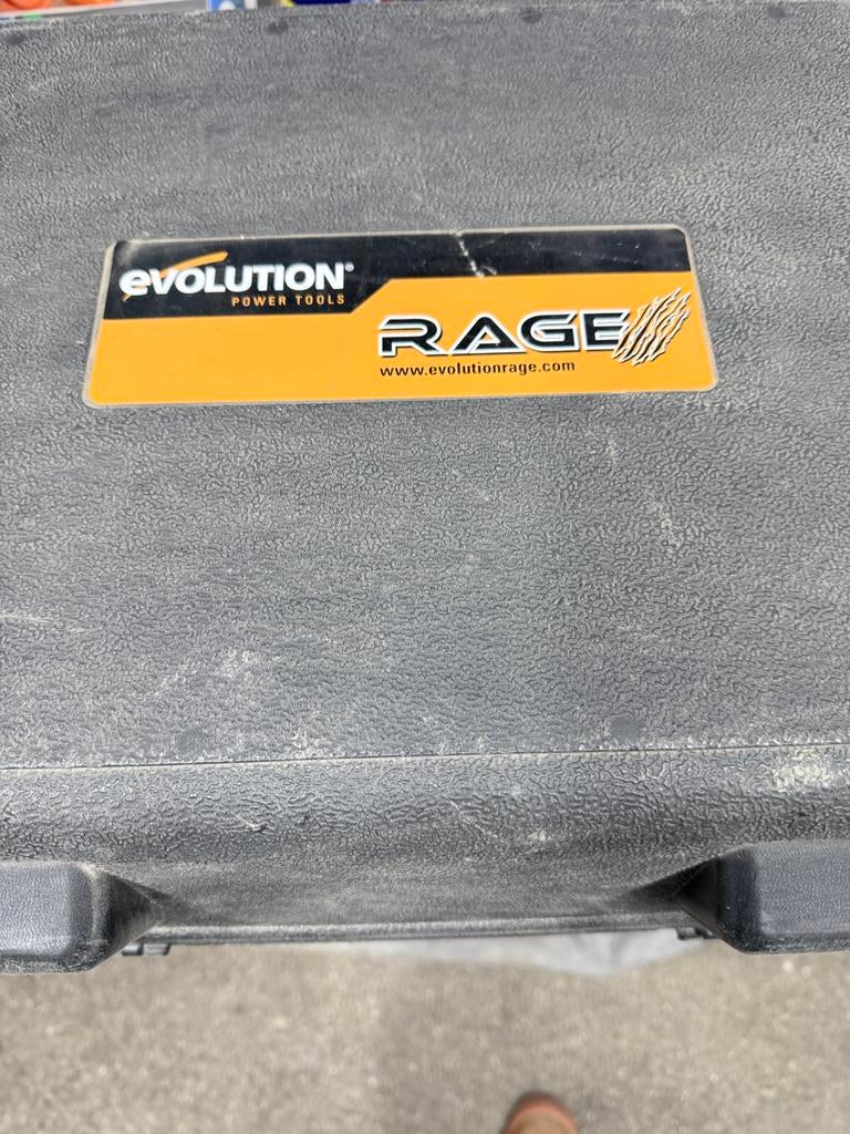 Evolution Rage metaalzaag met zaagblad, Doe-het-zelf en Verbouw, Gereedschap | Zaagmachines, Ophalen of Verzenden, Gebruikt, Overige typen