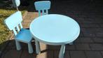 Kindertafel en 2 stoeltjes Mammut Ikea- Zo goed als nieuw, Ophalen of Verzenden, Zo goed als nieuw, Tafel(s) en Stoel(en)