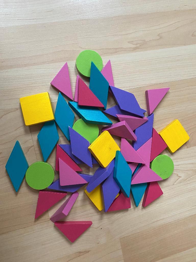 Houten mozaïek, Kinderen en Baby's, Speelgoed | Houten speelgoed, Ophalen of Verzenden, Gebruikt