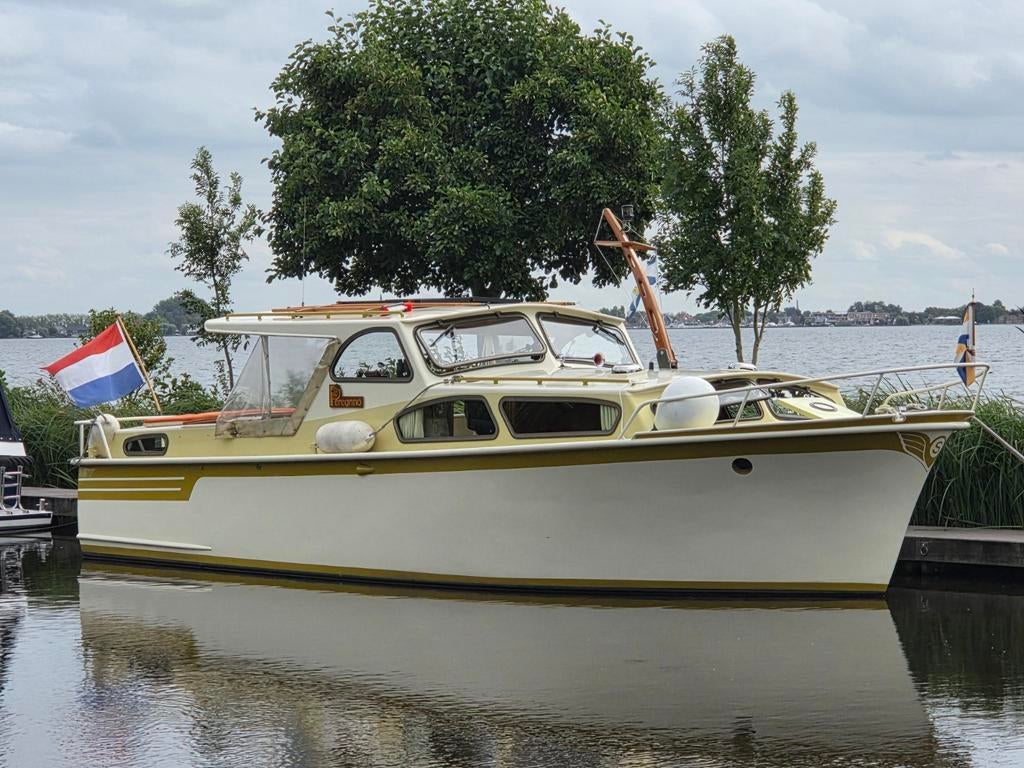 TIJDLOZE KLASSE: WEST-END KRUISER (GOUWEROK, '63) YANMAR D!, Watersport en Boten, Motorboten en Motorjachten, Ophalen, Gebruikt