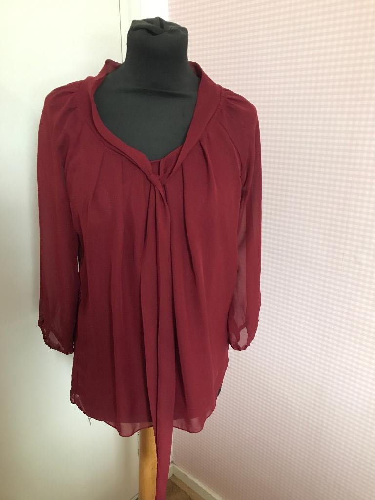 soort voile blouse (Only), Kleding | Dames, Blouses en Tunieken, Only, Ophalen of Verzenden, Zo goed als nieuw, Maat 36 (S)