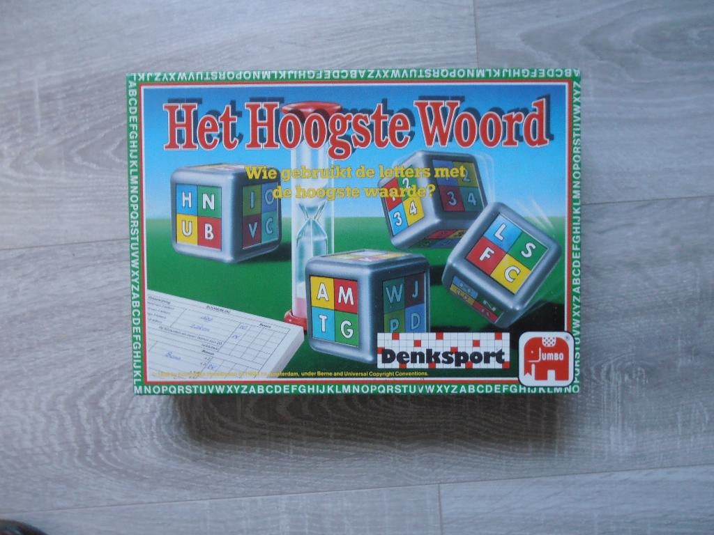 Woordenspel  " Het Hoogste Woord ", Ophalen of Verzenden, Zo goed als nieuw