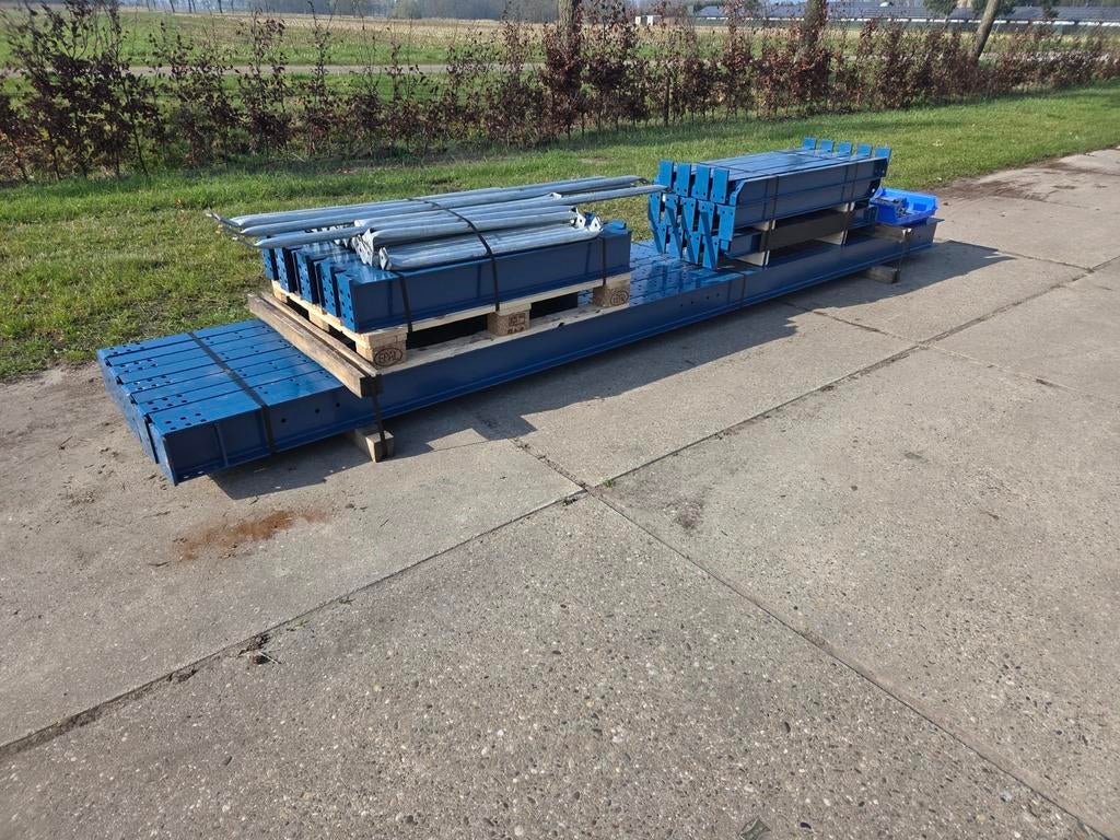 Polypal draagarmstelling enkelzijdig 9xst 4.5x1.2x7.3m, Ophalen of Verzenden