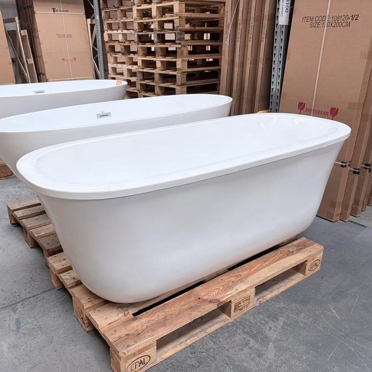 Vrijstaand Ligbad 170cm Acryl – Nieuw Design 170/75/60 nr278, Huis en Inrichting, Woonaccessoires | Overige, Nieuw, Ophalen of Verzenden