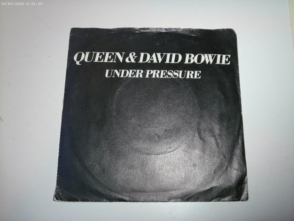 Queen & David Bowie - Under Pressure ( UK ), Cd's en Dvd's, Vinyl Singles, Gebruikt, 7 inch, Single, Ophalen of Verzenden