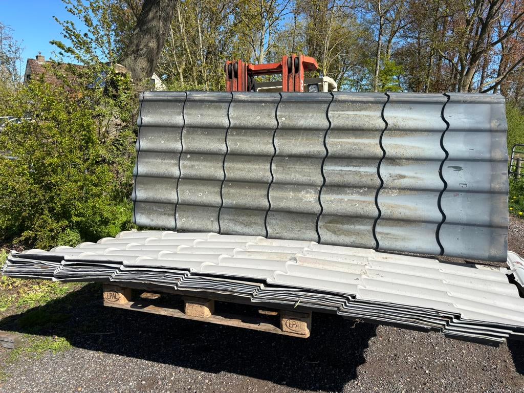Dak van profiel platen +- 50m2 +, Ophalen, Overige materialen, Gebruikt, Info@Dakpanproefiel.nl