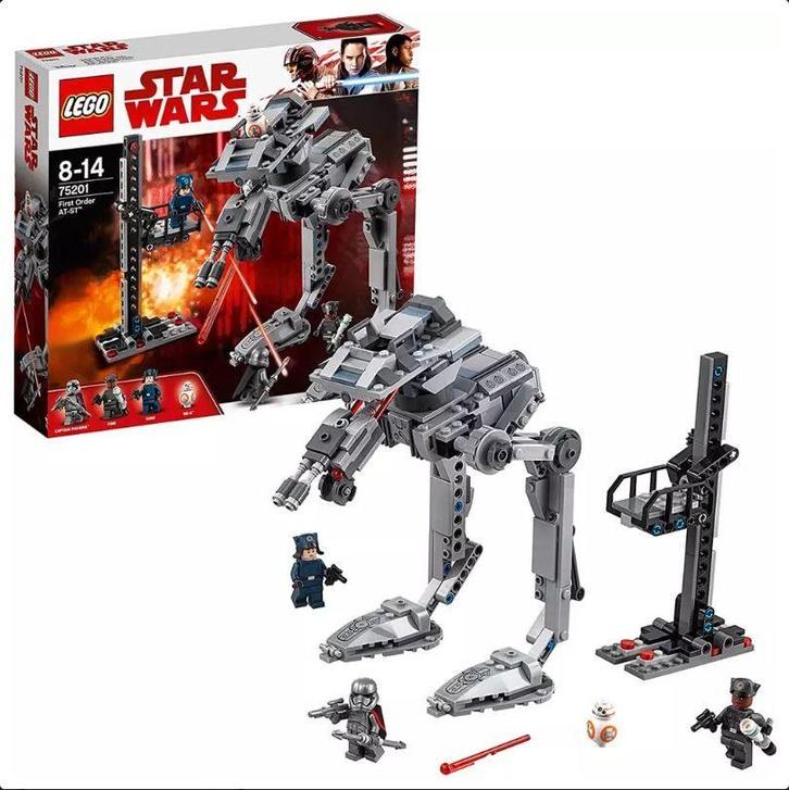 Lego Star Wars 75201 First Order AT-ST NIEUW, Kinderen en Baby's, Speelgoed | Duplo en Lego, Nieuw, Lego, Complete set, Ophalen of Verzenden