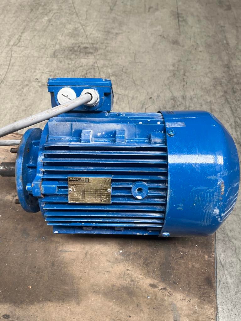 Elektromotor 3 fase 1730 toeren 6,3 Kw as 28, Ophalen, Gebruikt, Elektromotor, 1400 tot 1800 rpm