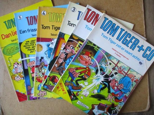 adv8016 tom tiger en co, Boeken, Stripboeken, Eén stripboek, Ophalen, Gelezen