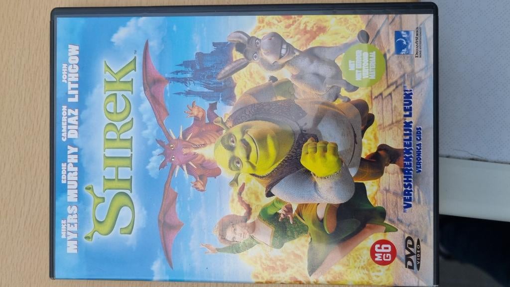 Shrek DVD, Vanaf 6 jaar, Ophalen of Verzenden, Zo goed als nieuw, Amerikaans