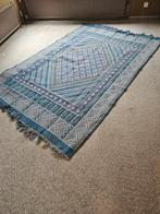 Blauw Tunesisch wollen kleed - 306x203 cm, Ophalen, Gebruikt, Blauw, 200 cm of meer