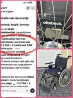 Otto Bock inklapbare rolstoel ,nieuwprijs vanaf €2750,-, Handbewogen rolstoel, Gebruikt, Ottobock, Otto Bock