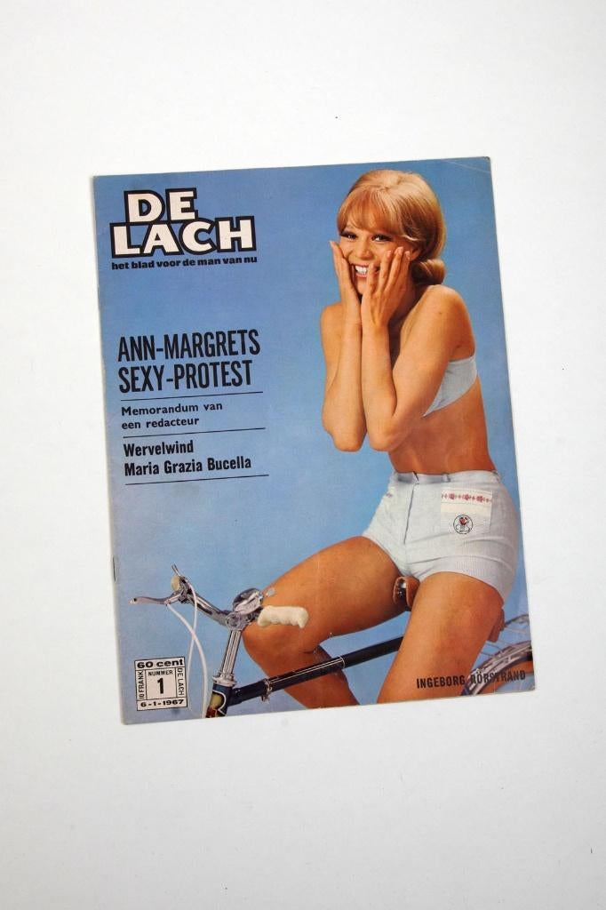 VINTAGE MAGAZINE de lach no. 1 1967 GRATIS VERZENDING, Verzenden, Gelezen, Overige typen