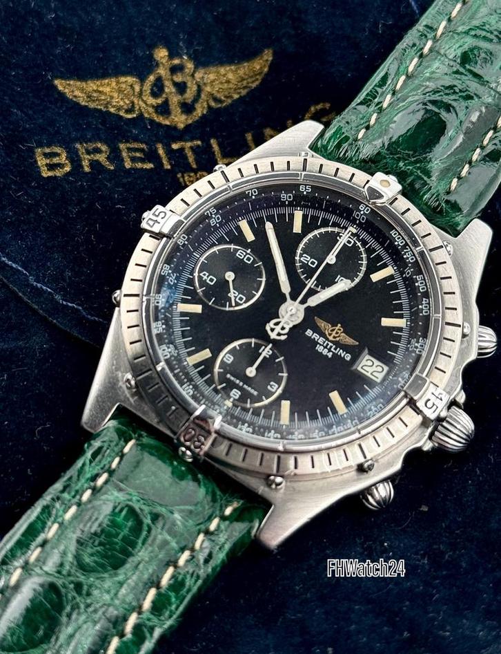 Breitling Chronomat A13047. Met Breitling reis hoesje., Sieraden, Tassen en Uiterlijk, Horloges | Heren, Gebruikt, Polshorloge