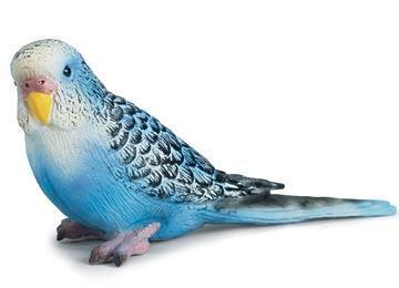 Schleich 14409 parkiet blauw, dierfiguur, Verzamelen, Dierenverzamelingen, Zo goed als nieuw, Beeldje of Figuurtje, Vogel, Ophalen of Verzenden