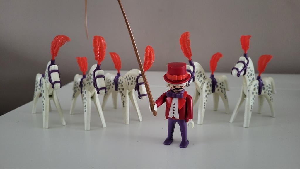 Playmobil  circuspaarden, Ophalen