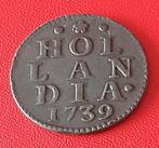 duit Holland 1739 (lot 2) Prachtige duit, Postzegels en Munten, Munten | Nederland, Ophalen of Verzenden, Vóór koninkrijk, Overige waardes