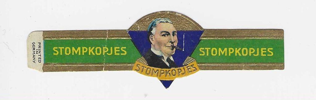 Klassiek 20 - 471   stompkop    sigarenbandjes, Ophalen of Verzenden, Gebruikt, Sigarenbandjes