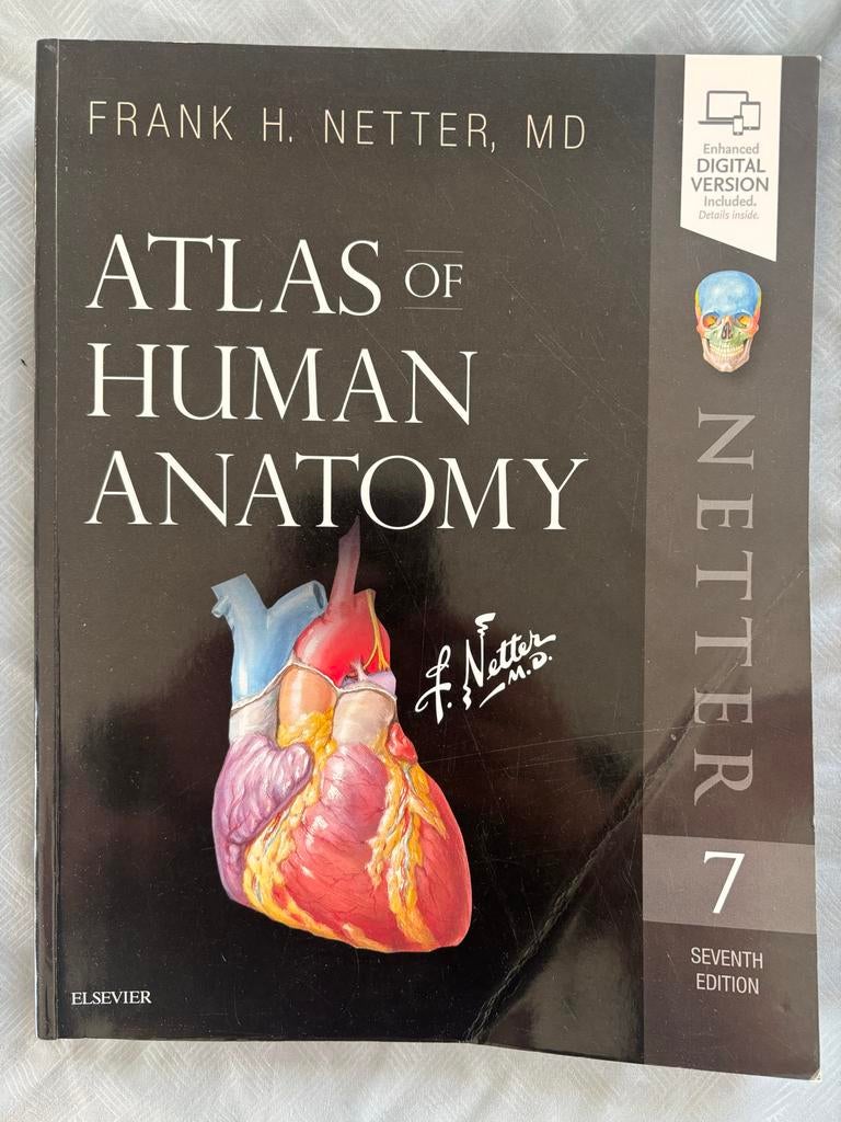 Netter's Atlas of Human Anatomy - 7e editie, Ophalen, Beta, Zo goed als nieuw, WO