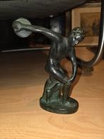 Brons discobolo discuswerper art deco, Antiek en Kunst, Antiek | Koper en Brons, Ophalen of Verzenden