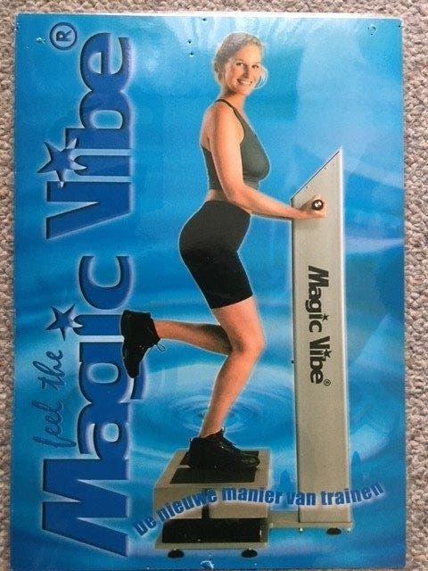 Professionele trilplaat magic vibe fitness afslanken kracht, Ophalen, Benen, Trilplaat, Zo goed als nieuw