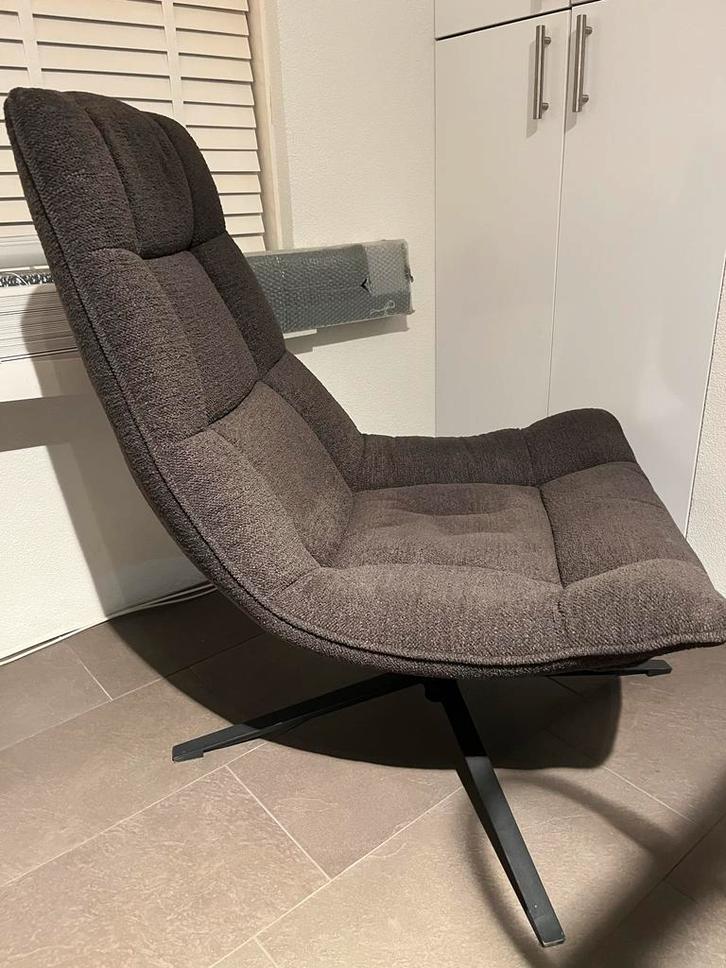 Draaifauteuil Emily, Huis en Inrichting, Fauteuils, Zo goed als nieuw, Stof, 75 tot 100 cm, Ophalen