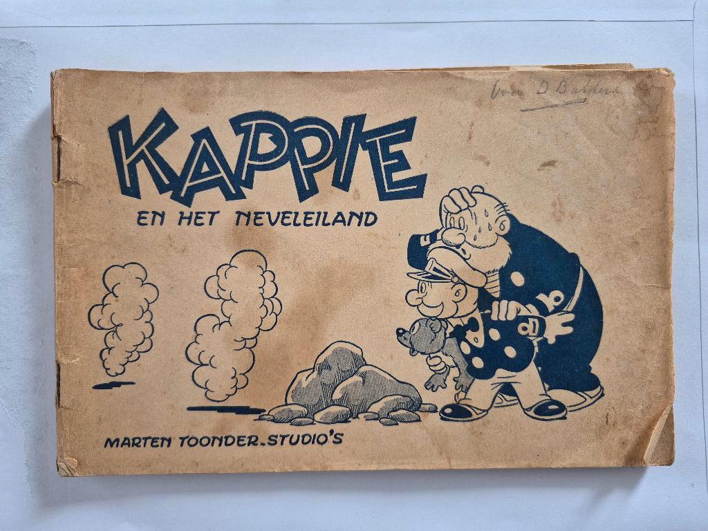 Kappie en het Neveneiland - 1947 Marten Toonder Studio's, Boeken, Stripboeken, Gelezen, Marten Toonder, Eén stripboek, Ophalen of Verzenden
