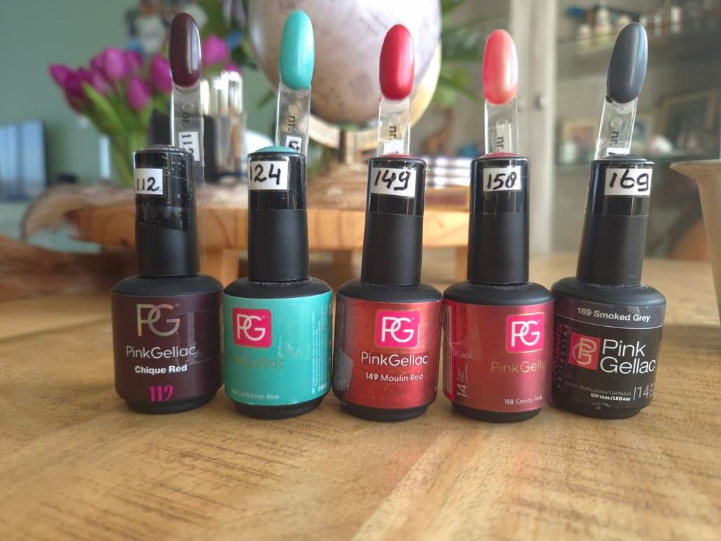 Pink gellac, Ophalen of Verzenden, Gebruikt, Handen en Nagels