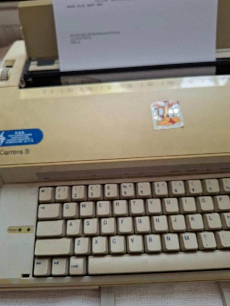 AEG Olympia Carrera S elektrische typemachine– werkend, Diversen, Typemachines, Ophalen, Gebruikt