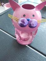 Roze kat waxinelicht houders (zgan), Ophalen, Zo goed als nieuw, Overige materialen, Minder dan 25 cm