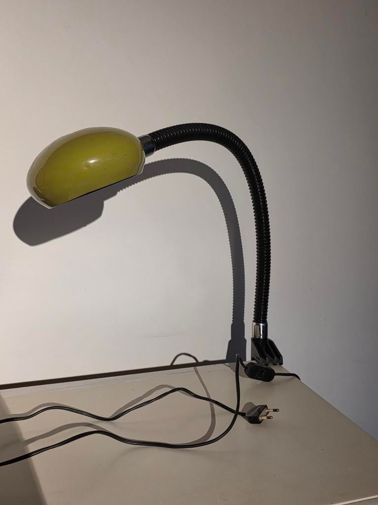 Groene vintage bureaulamp, Ophalen of Verzenden