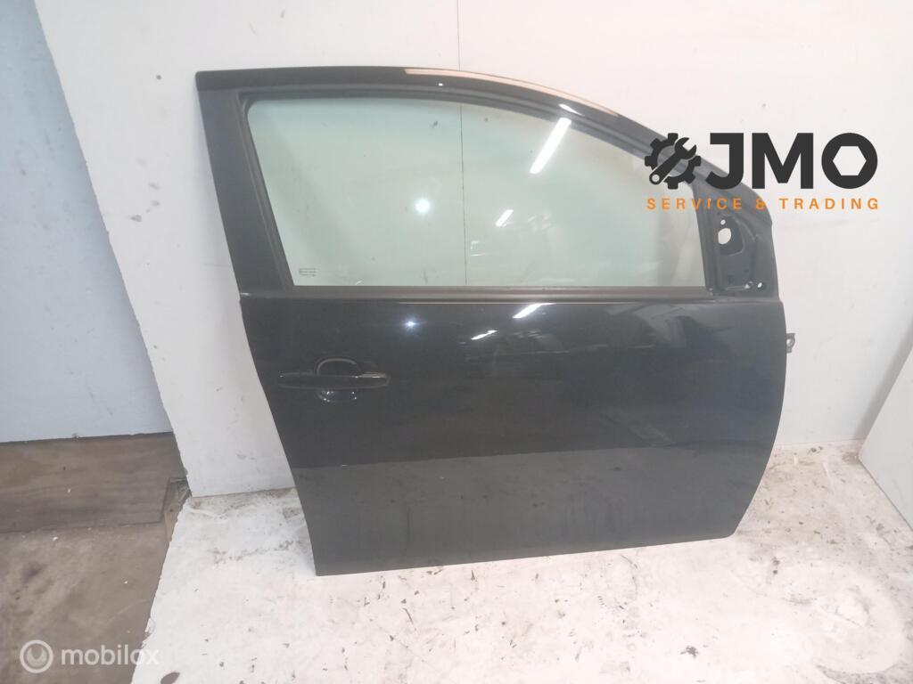 Portier rechtsvoor Noir Metal EXZ Peugeot 108 2014-2021, Gebruikt, Deur, Ophalen of Verzenden, Peugeot