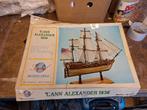 Vintage houten modelbouw schip 1:200 L'Ann Alexander 1836, Ophalen of Verzenden, Zo goed als nieuw