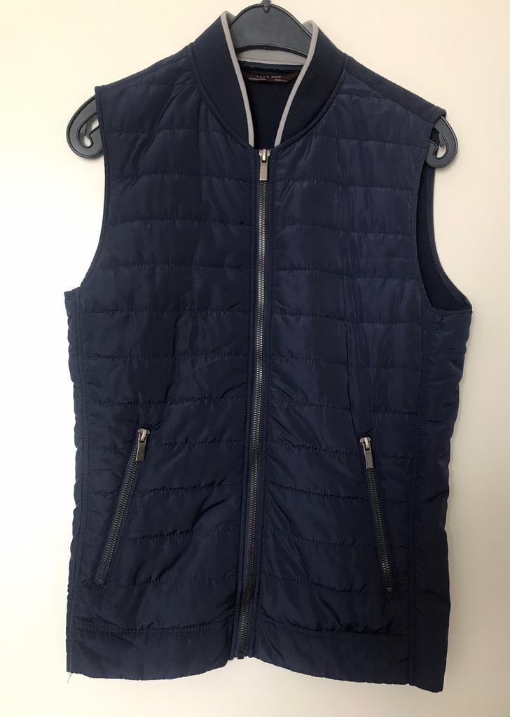 Bodywarmer, Kleding | Heren, Bodywarmers, Zara, Blauw, Ophalen of Verzenden, Zo goed als nieuw