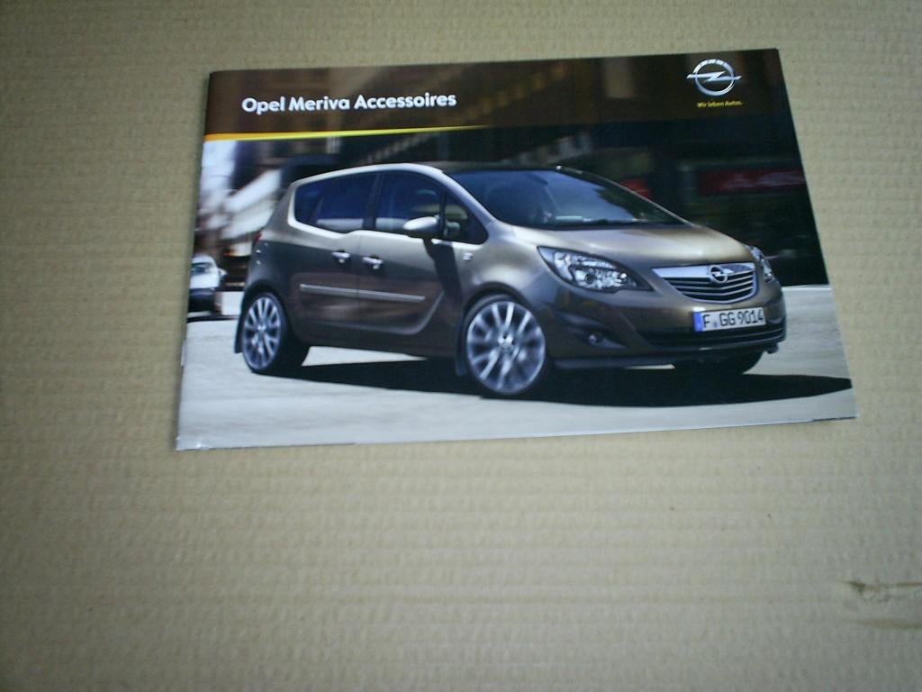 Opel Meriva Accessoires 2011 20 pag., Verzenden, Zo goed als nieuw, Opel