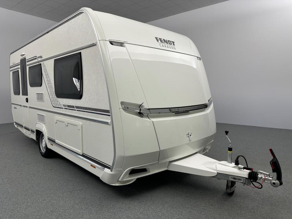Fendt Bianco Selection 465 TG Enkele bedden Voortent, Caravans en Kamperen, Caravans, Bedrijf, Koelkast, 1250 - 1500 kg, 2 aparte bedden