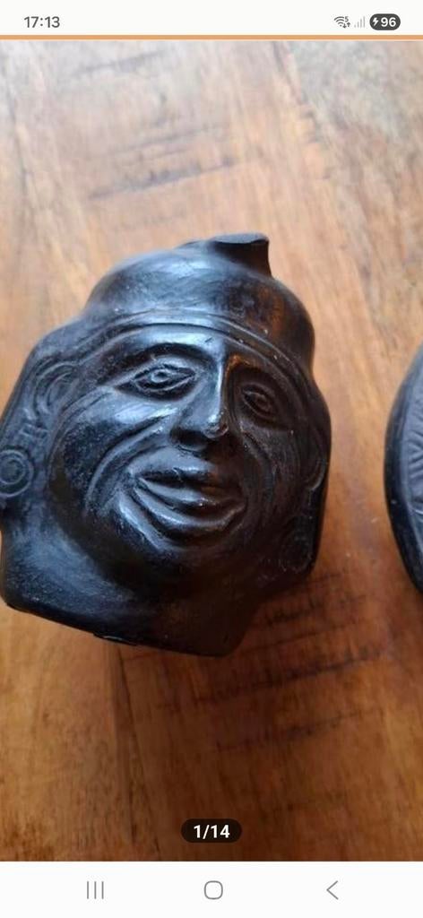 Indiaanse kopjes uit peru, Ophalen of Verzenden, Zuid-Amerika, Beeld