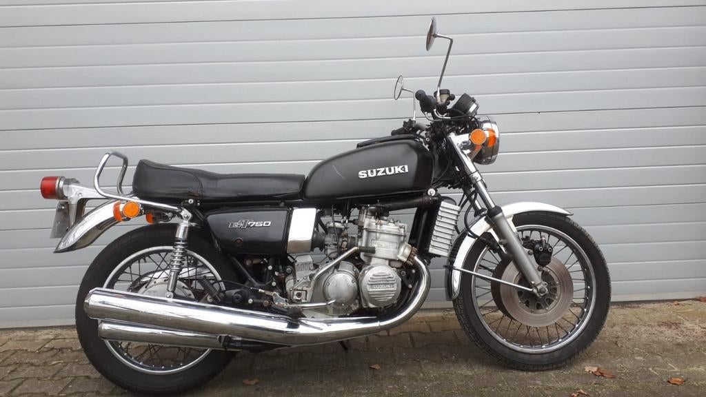 Suzuki GT750, 2-Takt, 3 cilinder, Klassieke Toermotor, Motoren, 750 cc, Motorrijbewijs A, Bedrijf, 3 cilinders