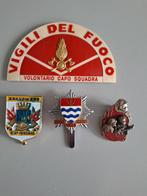 Brandweer speldje, batch, logo, Ophalen of Verzenden, Gebruikt, Overige onderwerpen