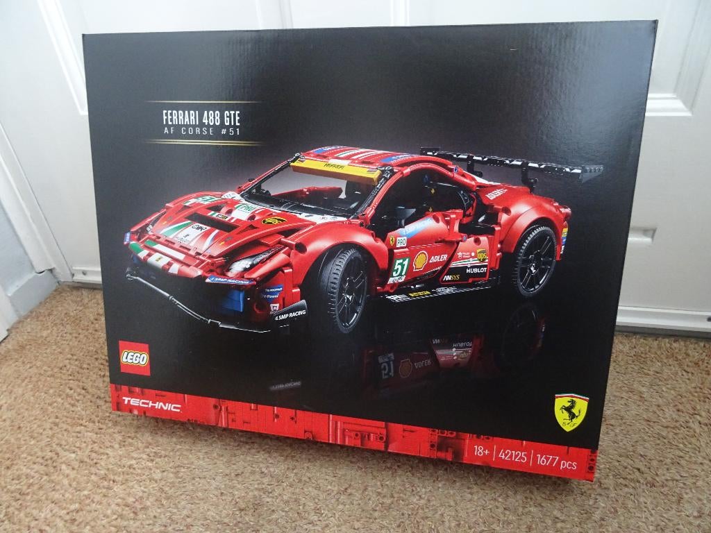 technic Lego 42125 Ferrari 488 GTE NIEUW, Lego, Nieuw, Ophalen of Verzenden, Technic