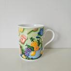 Royal Grafton mok met vrolijke fruit- en dessertprint, Keramiek, Ophalen of Verzenden, Zo goed als nieuw, Overige stijlen