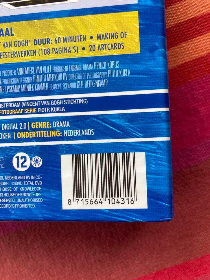 DVD: Van Gogh - Een huis voor Vincent, Cd's en Dvd's, Dvd's | Documentaire en Educatief, Zo goed als nieuw, Kunst of Cultuur, Vanaf 12 jaar