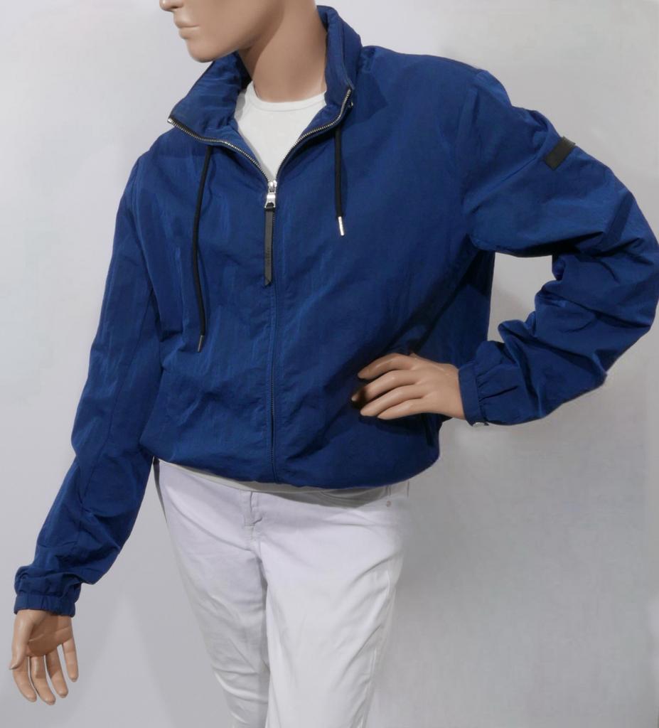 SANDRO blauw windjack maat M ZGAN, Ophalen of Verzenden, Zo goed als nieuw, Blauw