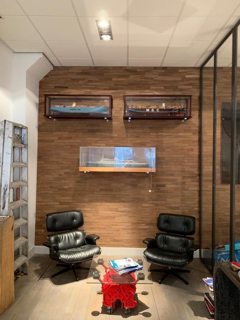 HARDHOUTEN WANDBEKLEDING UNIEK!, Ophalen of Verzenden