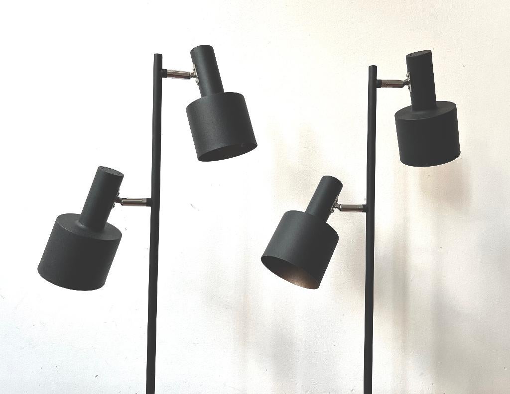 Twee staande designlampen, Huis en Inrichting, Lampen | Vloerlampen, Ophalen, Gebruikt, 150 tot 200 cm