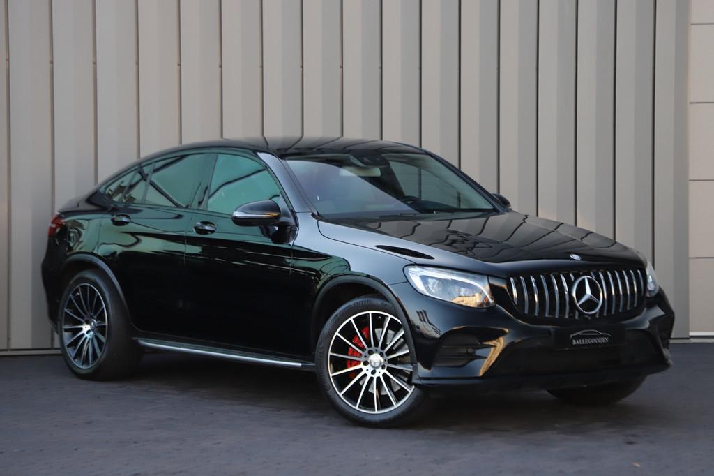 Mercedes-Benz GLC Coupé 220d AMG 4MATIC | 170PK | Luchtveri, Auto's, Automaat, Gebruikt, Zwart, Leder