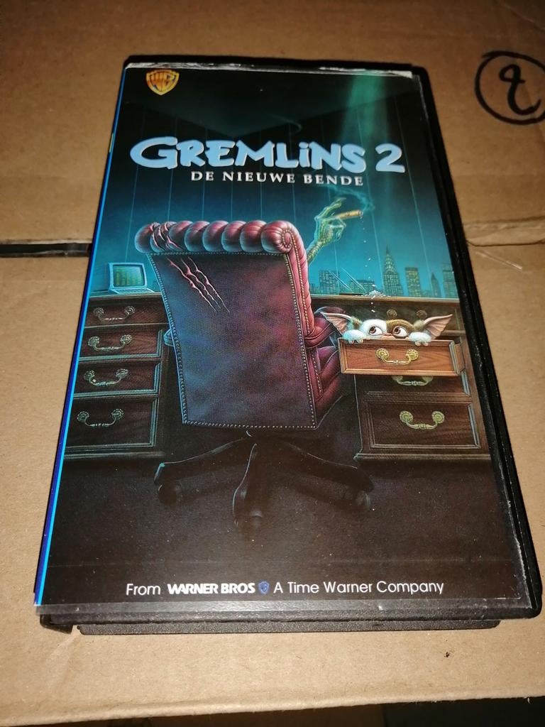 VHS - Gremlins 2, Cd's en Dvd's, VHS | Film, Alle leeftijden, Ophalen of Verzenden, Zo goed als nieuw